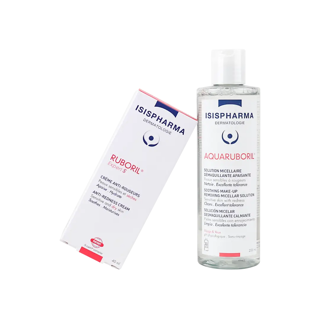 Isis Ruboril Anti-Redness Cream + Makeup Remover-Set