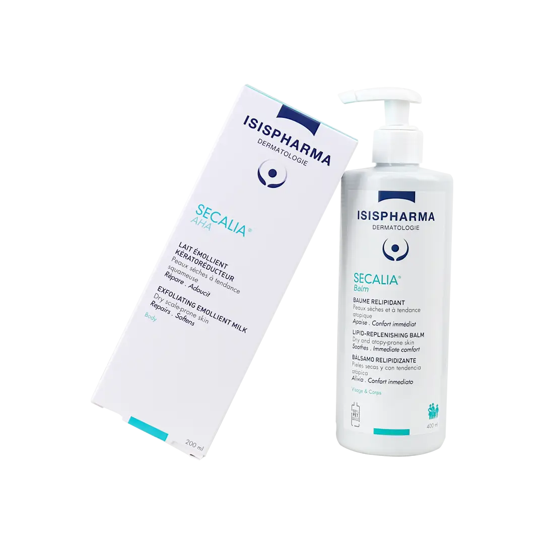 Isis Secalia AHA Exfoliating Milk + Balm Set