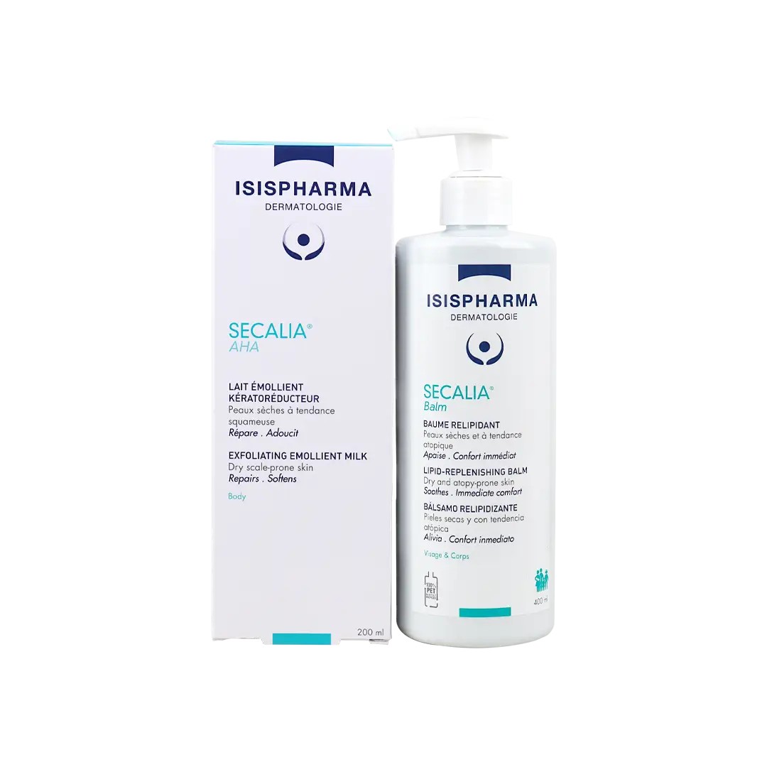 Isis Secalia AHA Exfoliating Milk + Balm Set