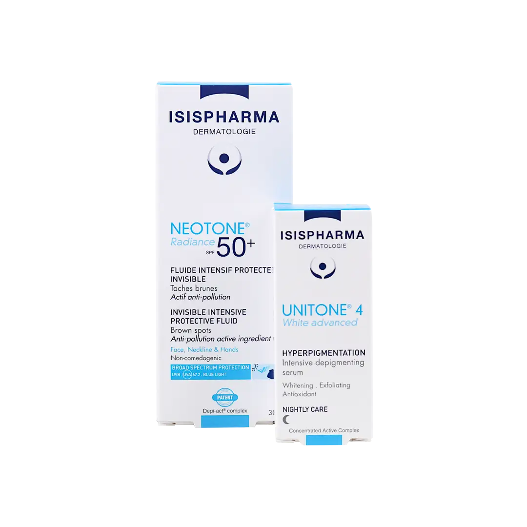 Isis Unitone 4 Serum + Neotone SPF 50 + -Set