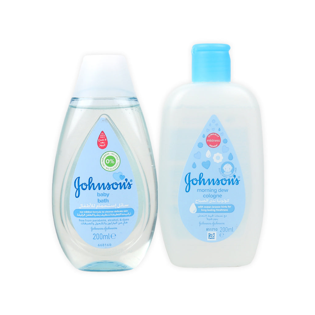 Johnon's Baby Bath + Cologne Set