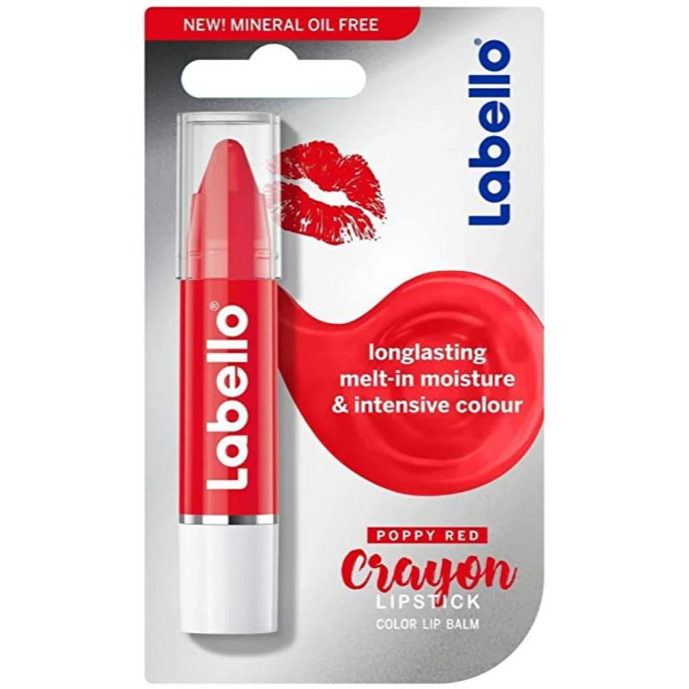 Labello Crayon Poppy Red Lip Stick 3Gr