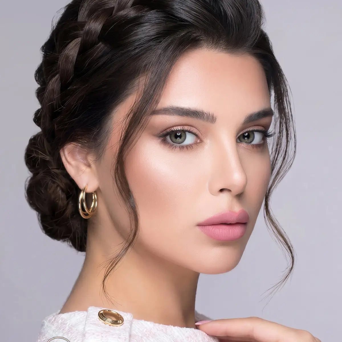 59851-Amore Color Contact Lenses - Lavender +1