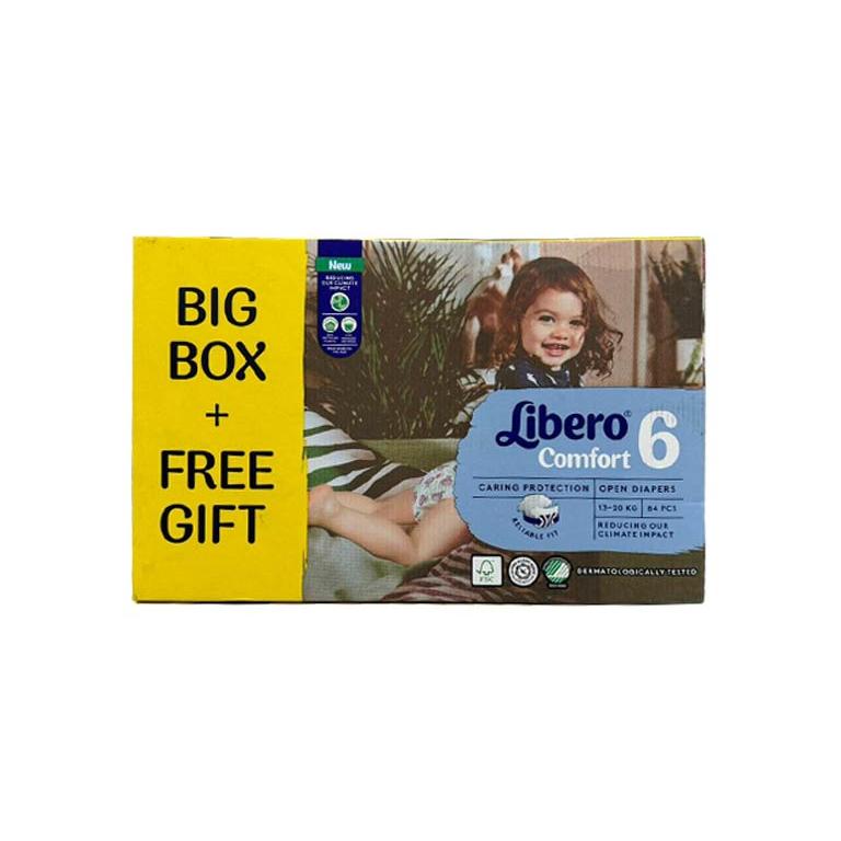 Libero Comfort No.6 (13-20Kg) Box 84Pcs