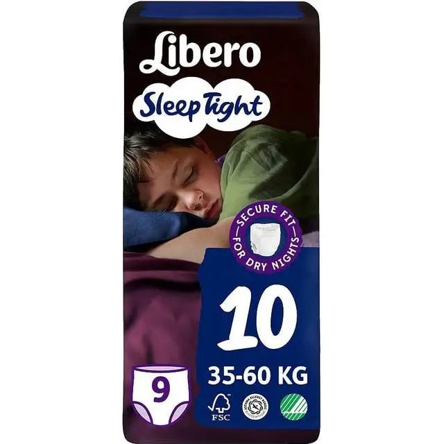 54241-Libero Sleep Tight-10 (35-60kg) 9Pcs