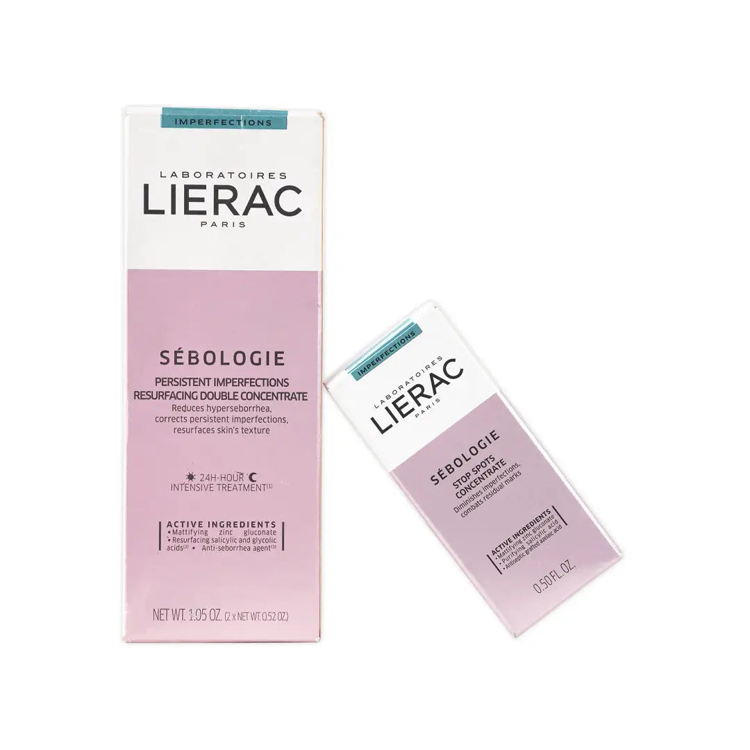 97360-Lierac Sebologic Double Concentrate + Spots Concentrate Set