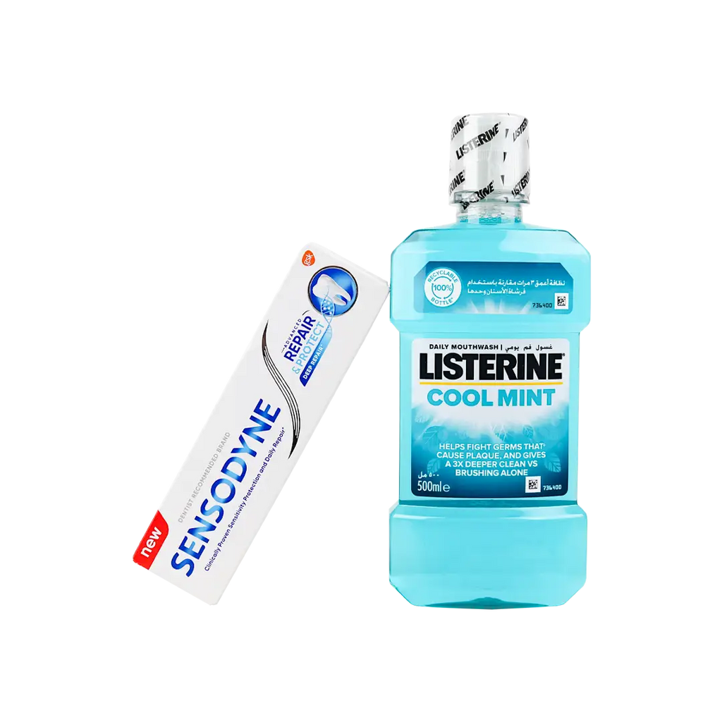 Listerine + Sensodyne Set