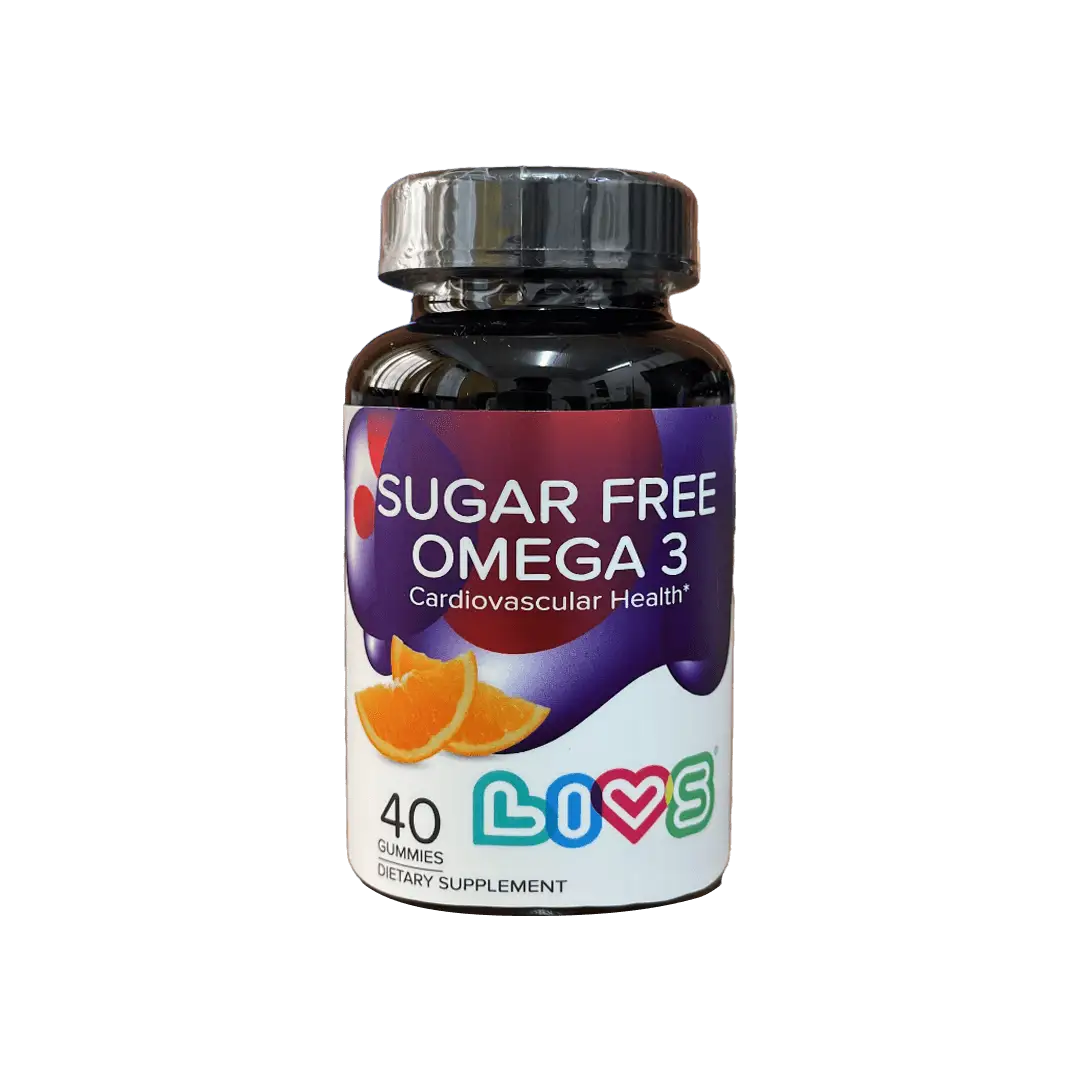 Livs Sugar Free Omega 3 40 Gummies