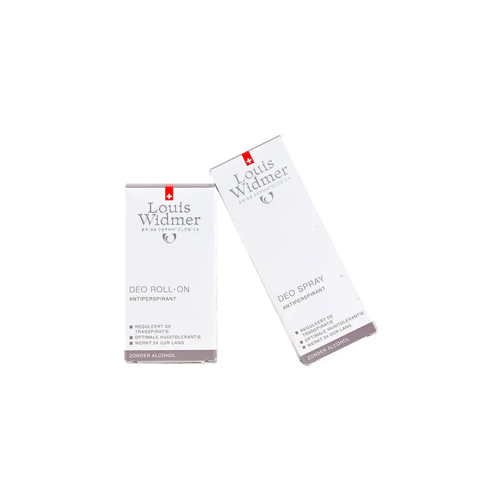 97265-Louis Widmer Deo Roll-On + Deo Spray - Non Scented Set