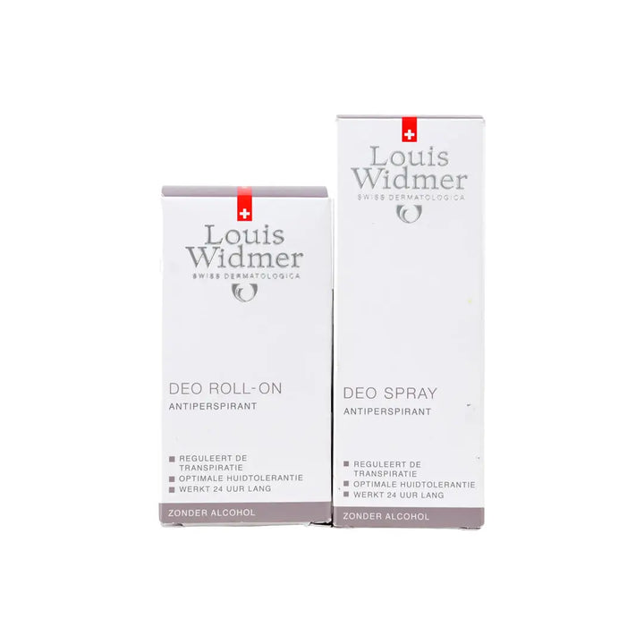 97265-Louis Widmer Deo Roll-On + Deo Spray - Non Scented Set +1