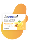 Lozenol Long Lasting Sugar Free 24 Lozenges-Lemon Honey