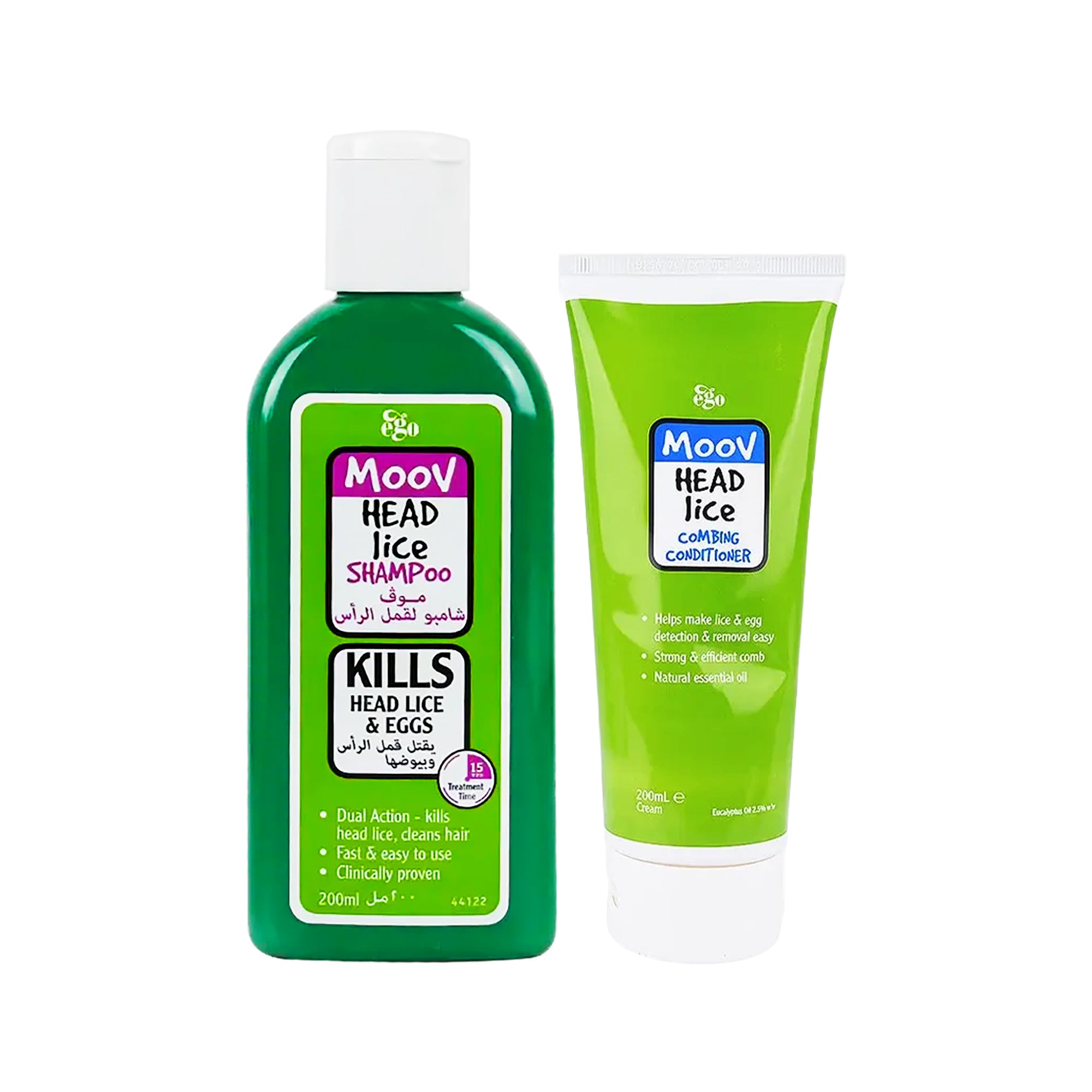 98017-MOOV Head Lice Shampoo & Conditioner 200ml Duo Set 3