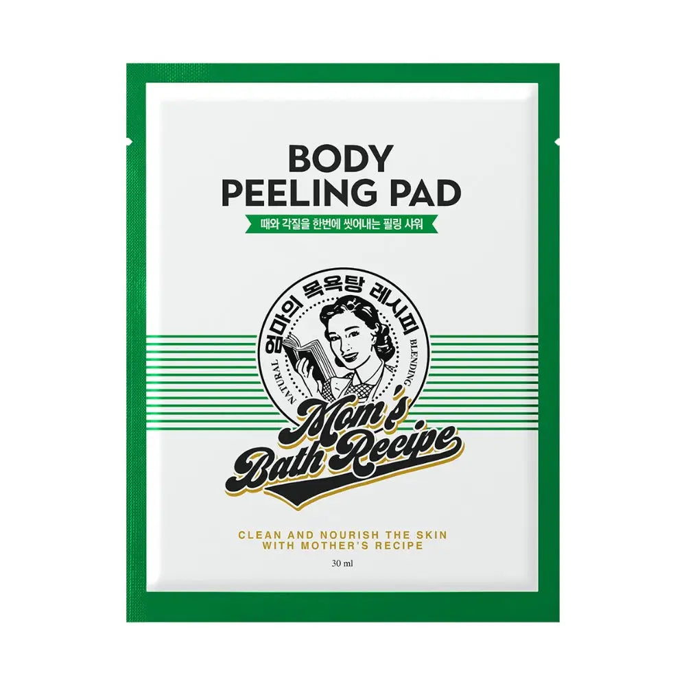 Mom's Bath Recipe Body Peeling Pad 1pcs