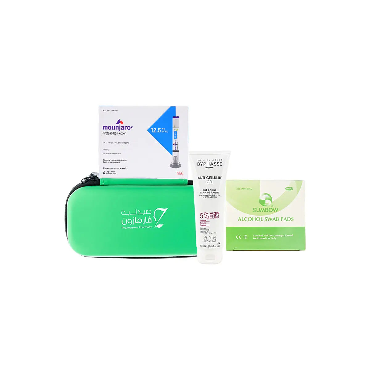 Mounjaro 12.5Mg + Swab + Bag Small + Cellulite Gel