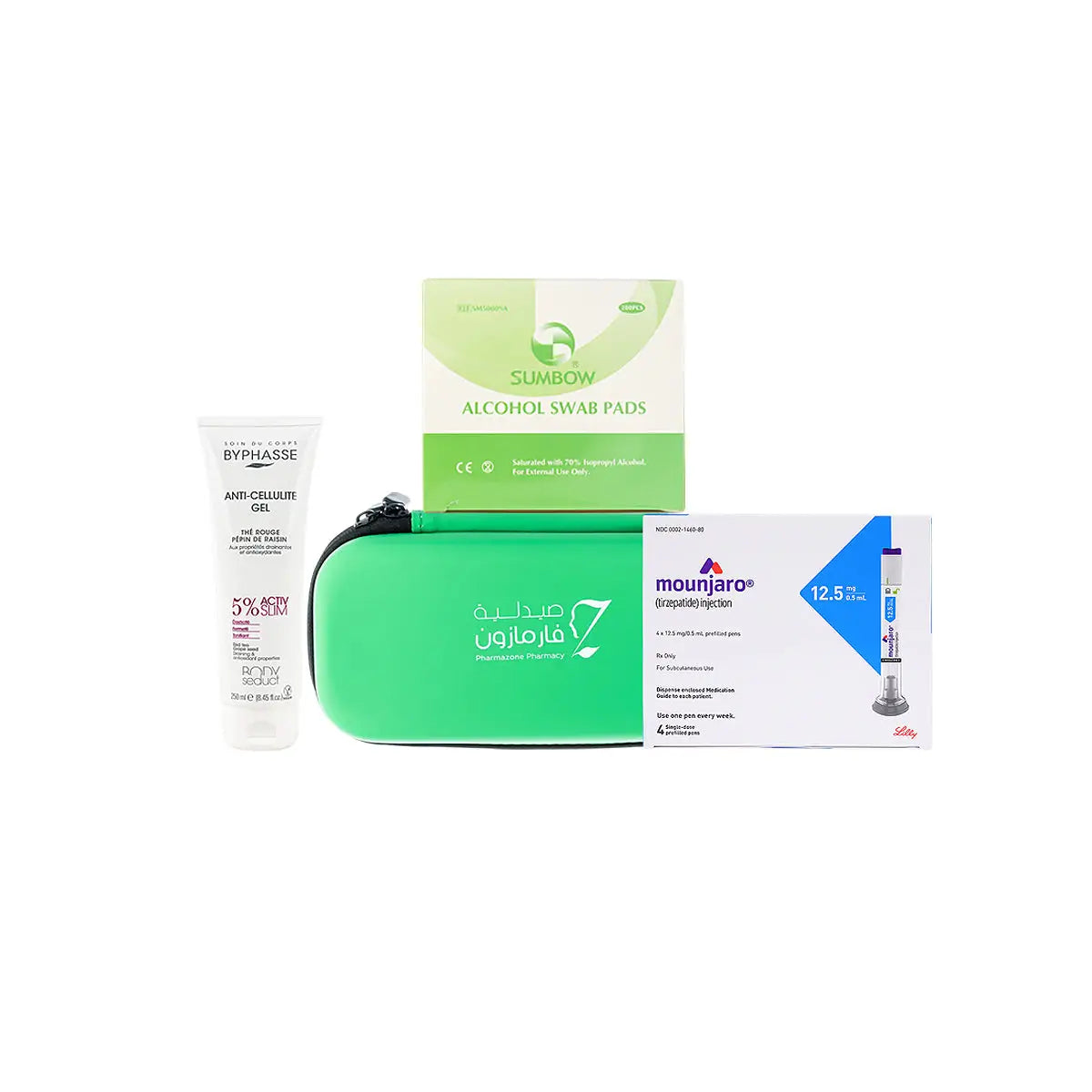 Mounjaro 12.5Mg + Swab + Bag Small + Cellulite Gel
