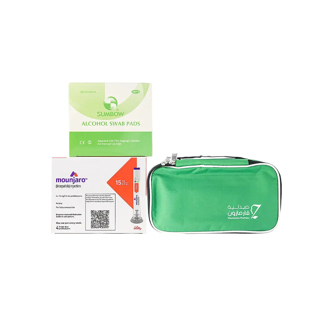 Mounjaro 15Mg + Swab + Bag larg
