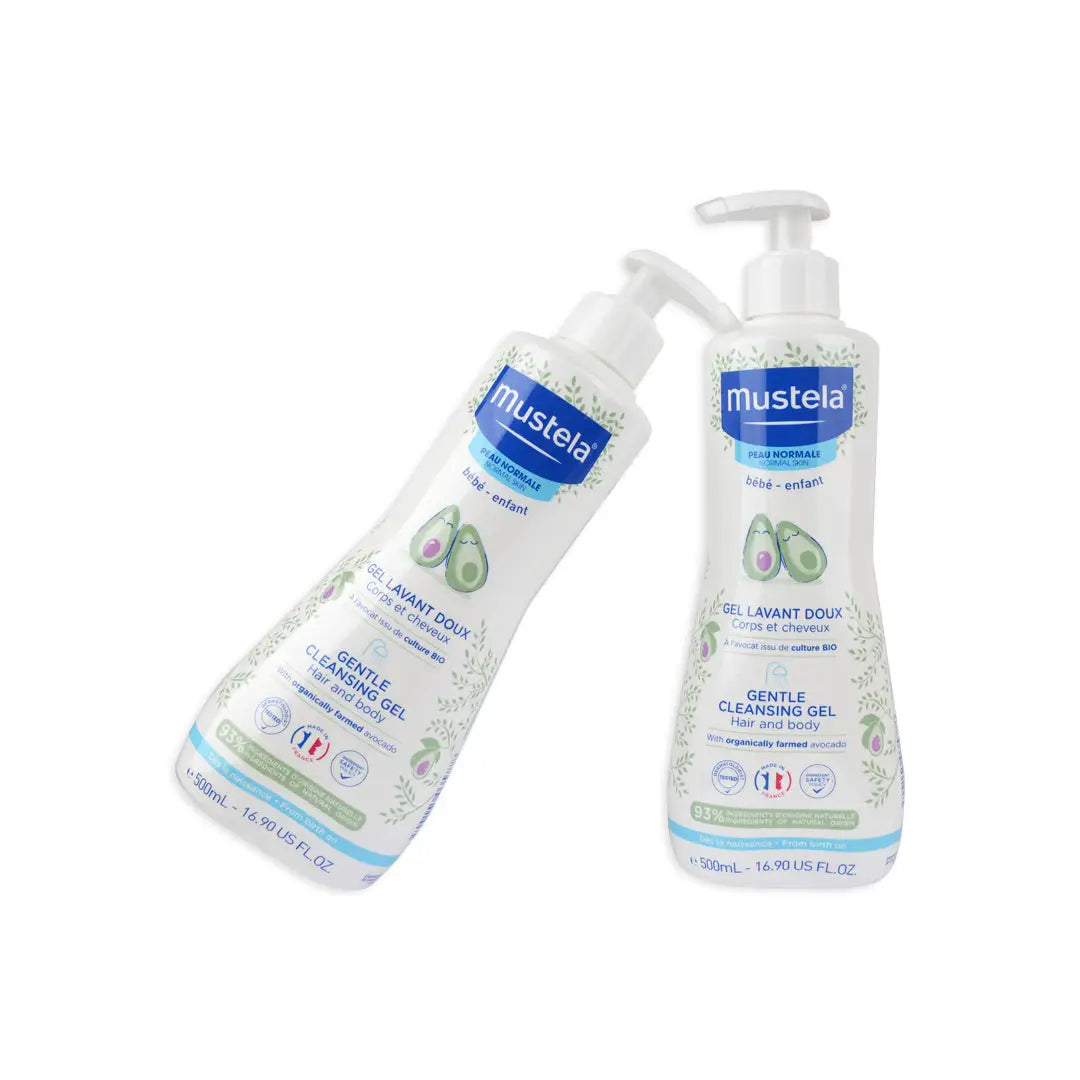 97629-Mustela Bebe-Infant Hair & Body Gentle Cleansing Gel Duo Set