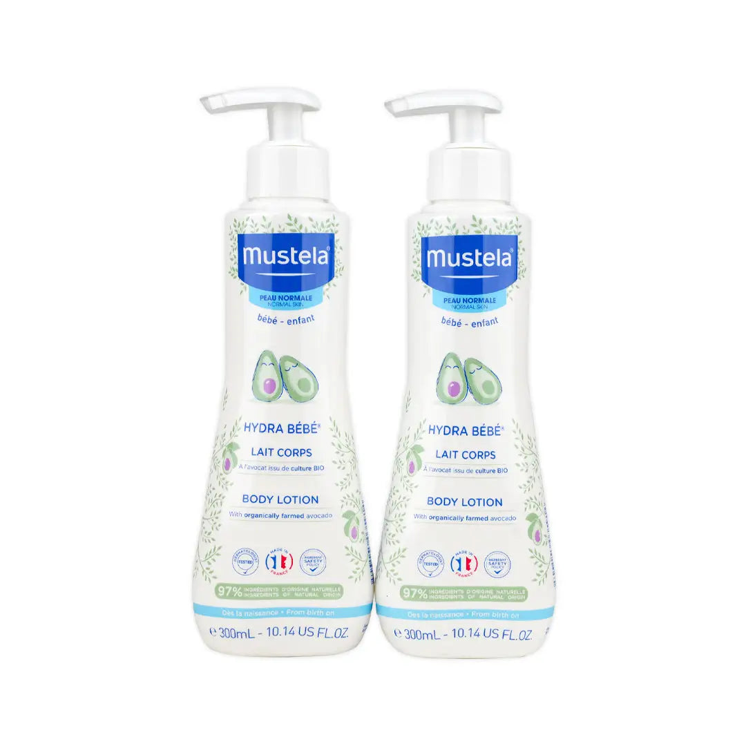 97475-Mustela Bebe-Enfant Hydra Bebe Body Lotion 300ml Set +1