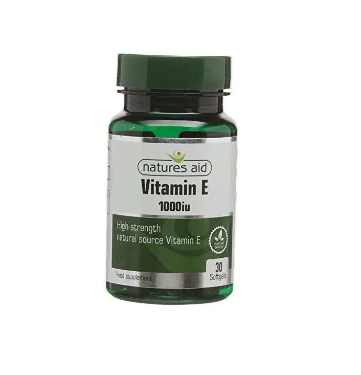 NATURES AID VITAMIN E 1000IU 30 SOFTGELS