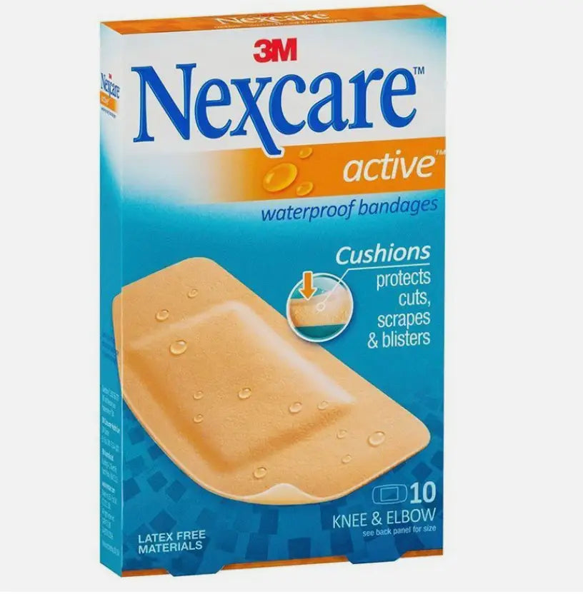 Nexcare 3M Act.Ext Cushion Knee & Elbow Band 10S