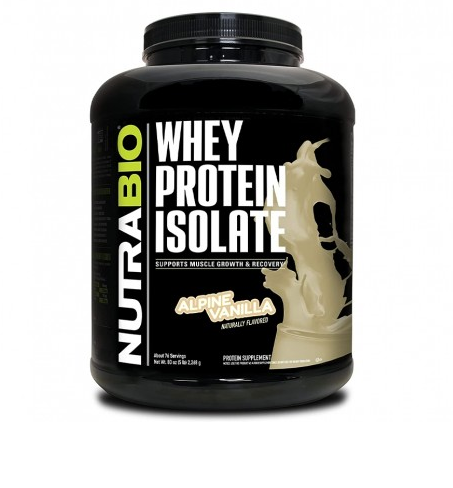 NUTRABIO WHEY PROTEIN ALPINE VANILLA 2.268G