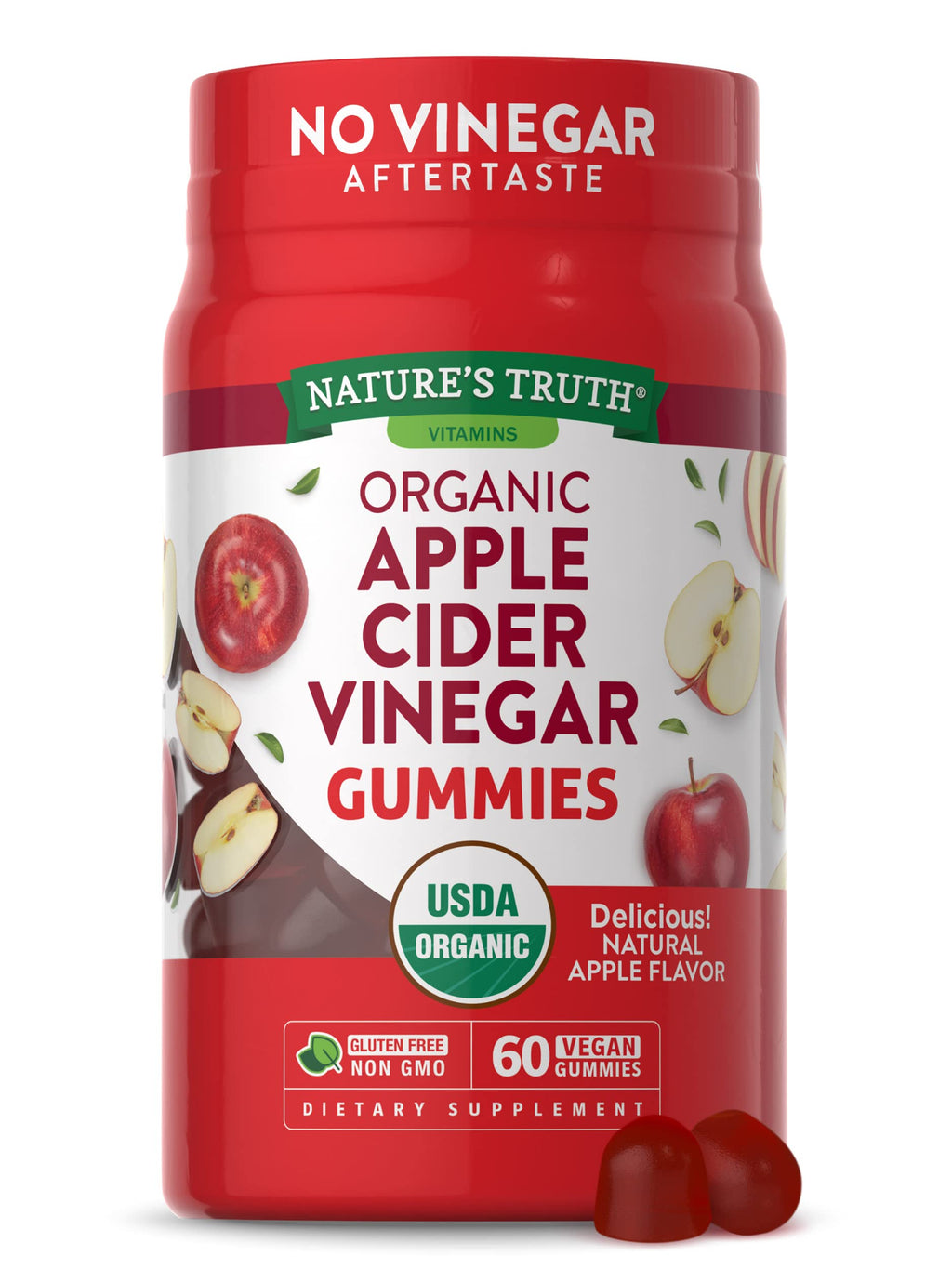 Nature's Truth Organic Apple Cider Vinegar 60 Gummies