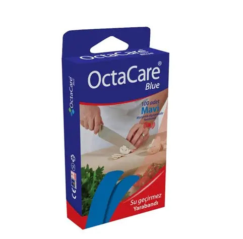 Octacare First Aid Plaster Blue Detectable 100pcs-231