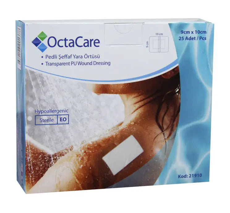 39204-Octacare Waterproof Wound Plaster 9x10cm 1pc-21910
