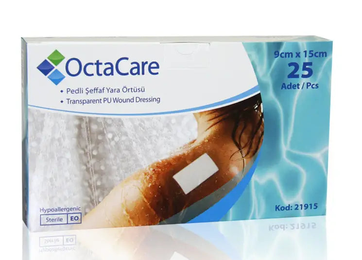 39205-Octacare Waterproof Wound Plaster 9x15cm 1pc-21915