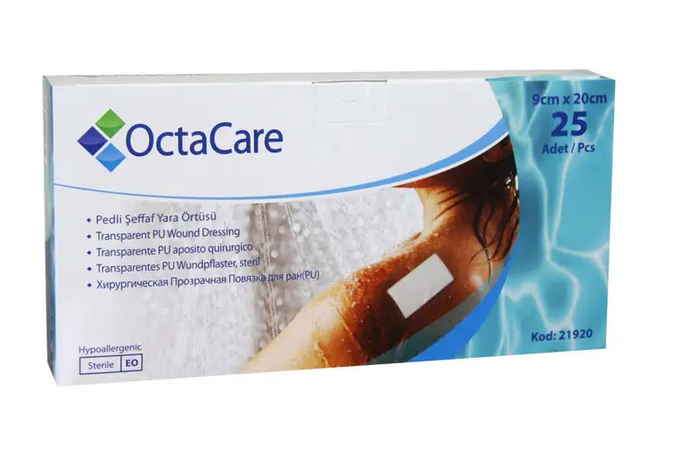 39206-Octacare Waterproof Wound Plaster 9x20cm 1pc-21920
