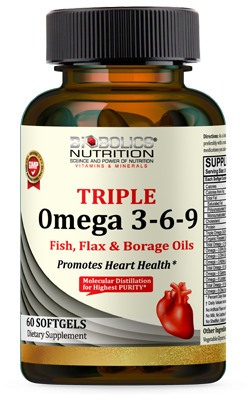 BIOBOLICS TRIPLE OMEGA 3-6-9 60 SOFTGELS