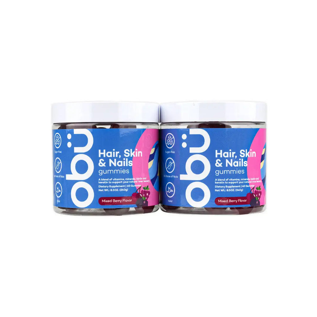Obu Hair,Skin & Nails Gummies Set
