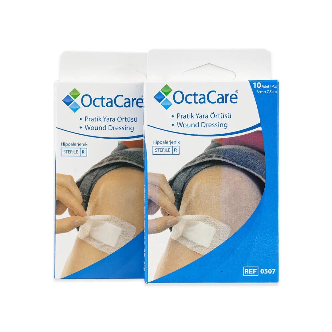Octacare Fabric Wound Plaster 5x7.5cm Set
