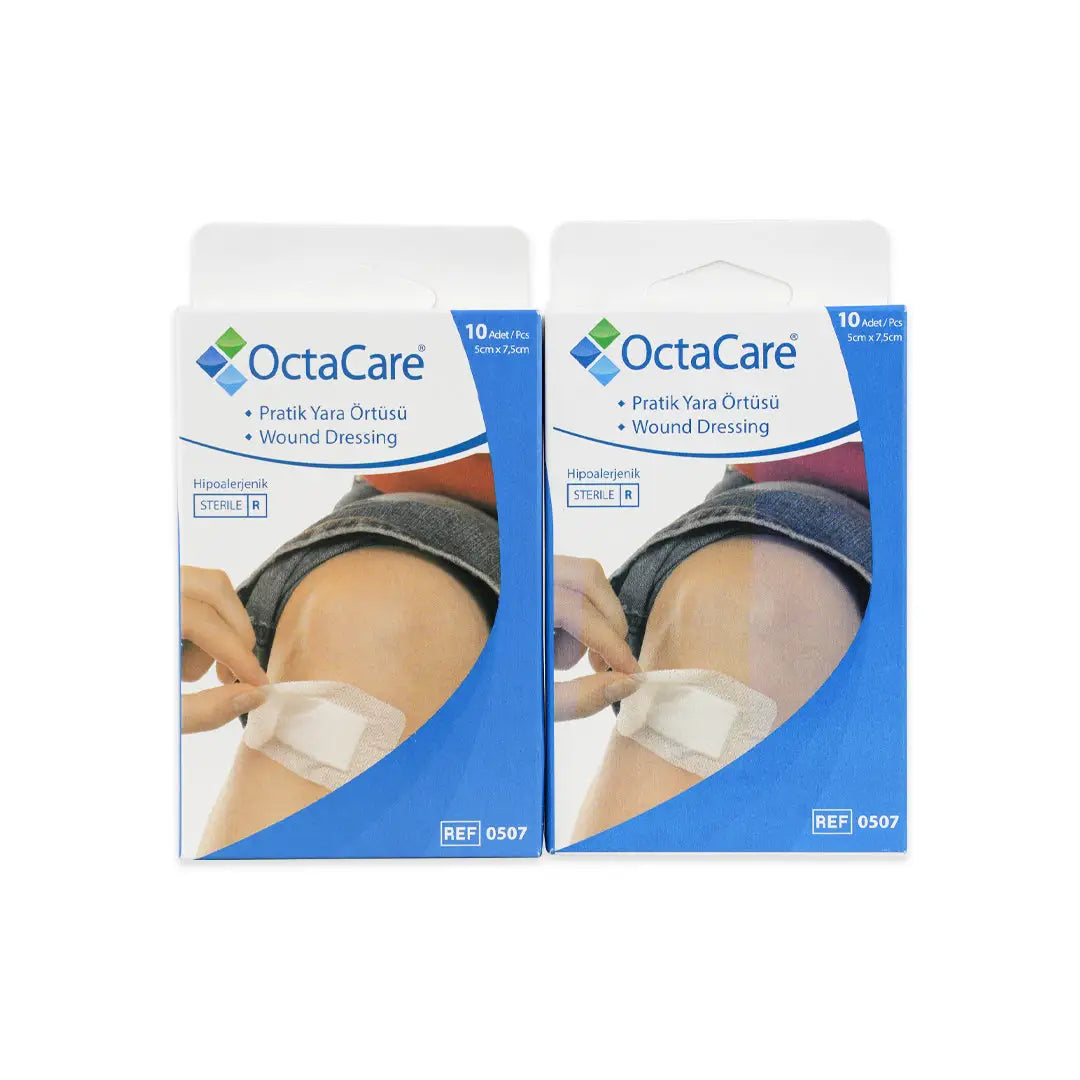 Octacare Fabric Wound Plaster 5x7.5cm Set