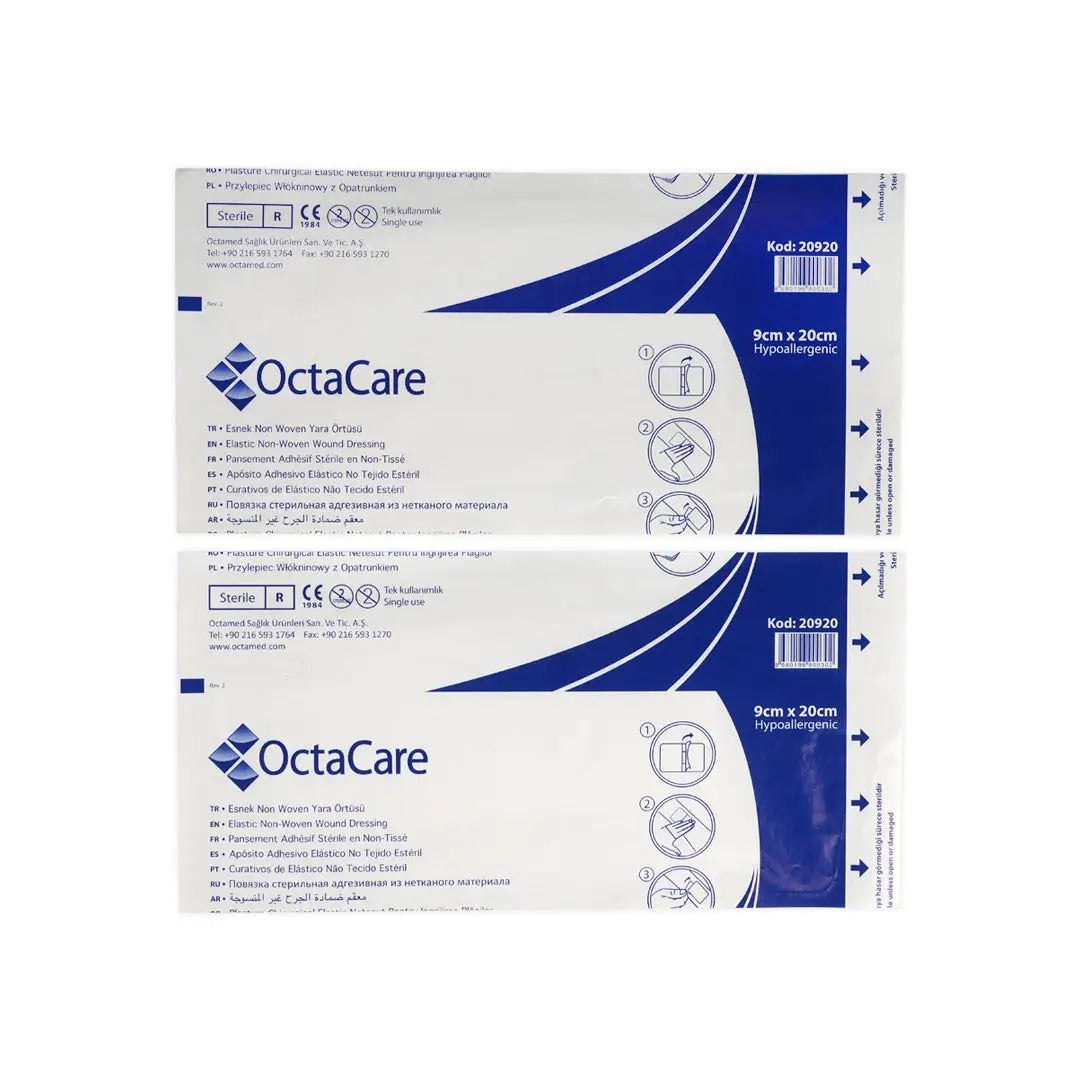 Octacare Fabric Wound Plaster 9x20cm Set