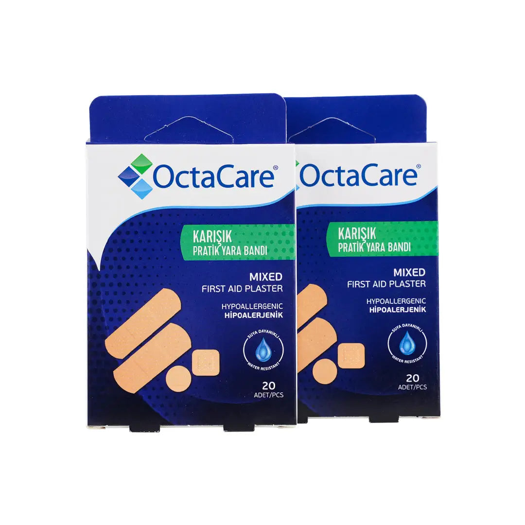 Octacare First Aid Plaster Assorted Sizes Set
