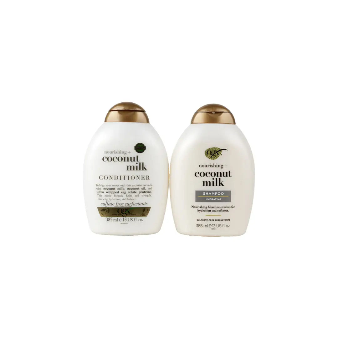 97063-Ogx Coconut Milk Shampoo + Conditioner Set +1