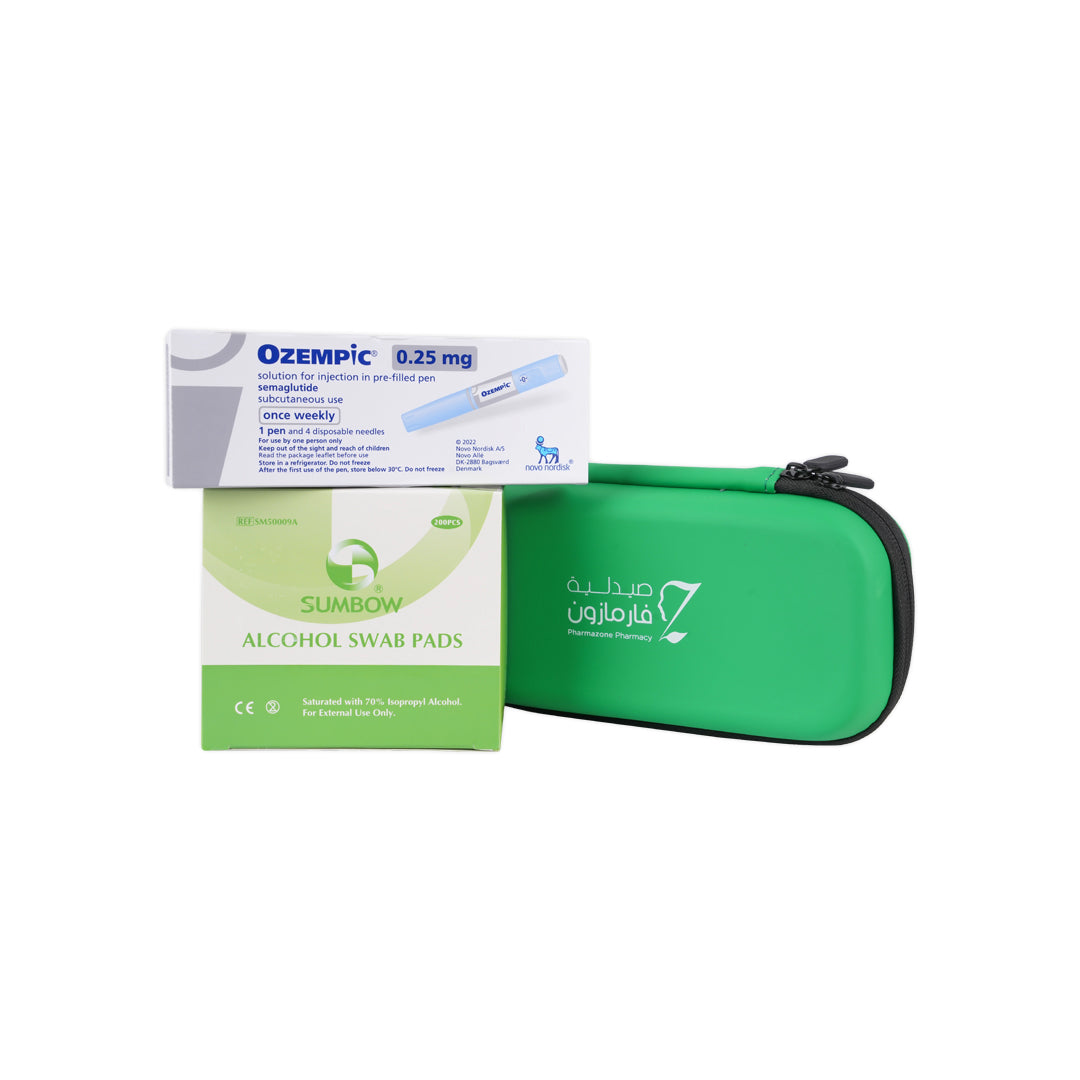 OZEMPIC 0.25MG  + Sumbow Swabs + Insulin Bag