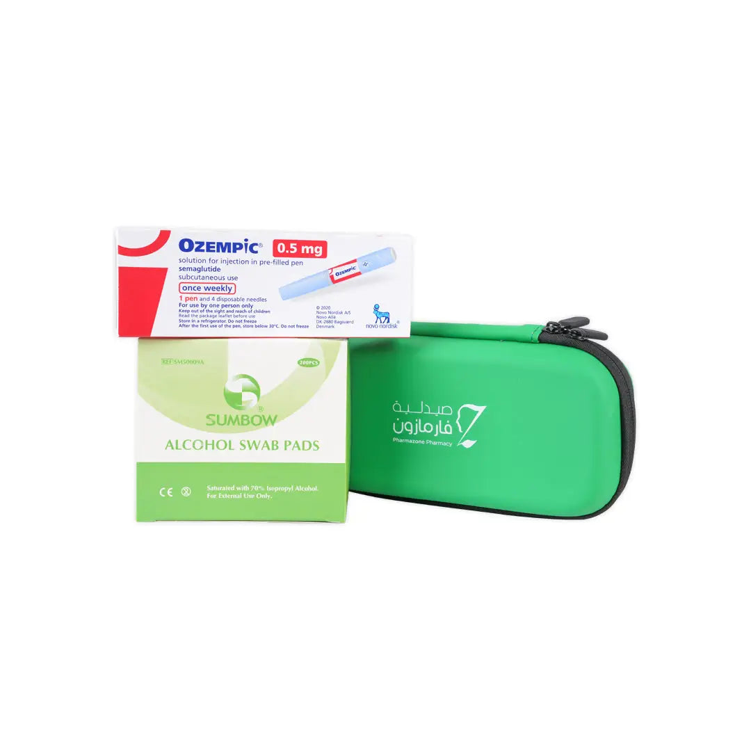 OZEMPIC 0.5MG  + Sumbow Swabs + Insulin Bag