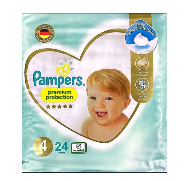 PAMPERS NO.4 PREMIUM CARE 24PCS (9-14KG)