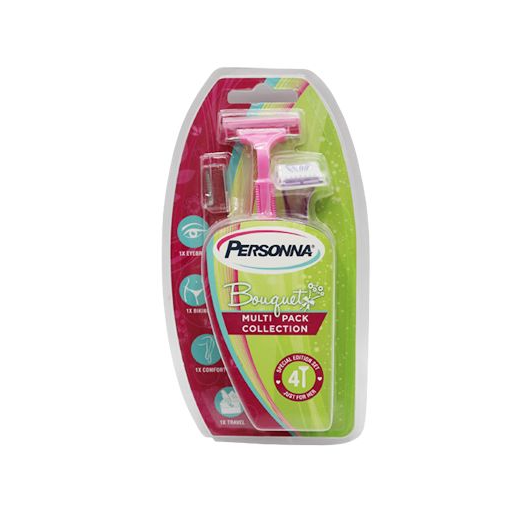 PERSONNA BOUQUET MULTI-PACK 4 CT