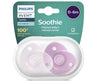 Avent Silicone Soother 0-6m-F099/20(PA247)