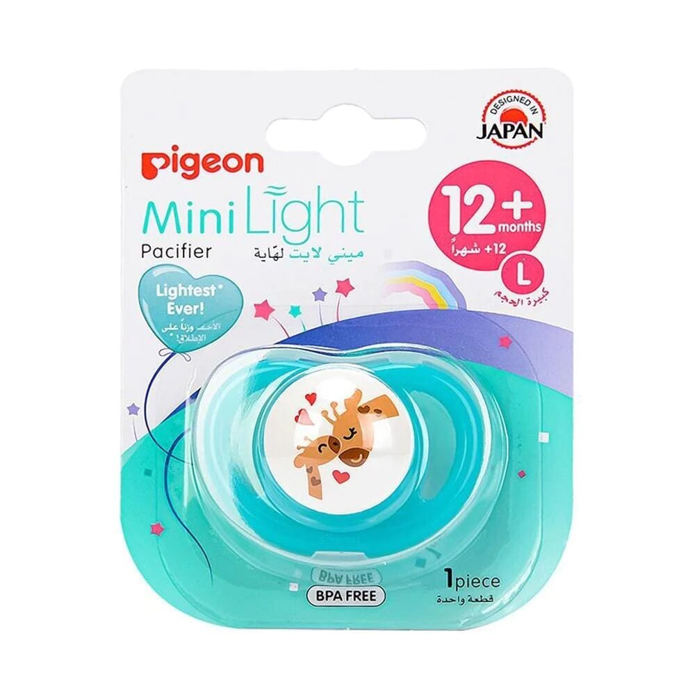 PIGEON MINI LIGHT PACIFIER 12+MONTHS 1PCS LARGE - 78465