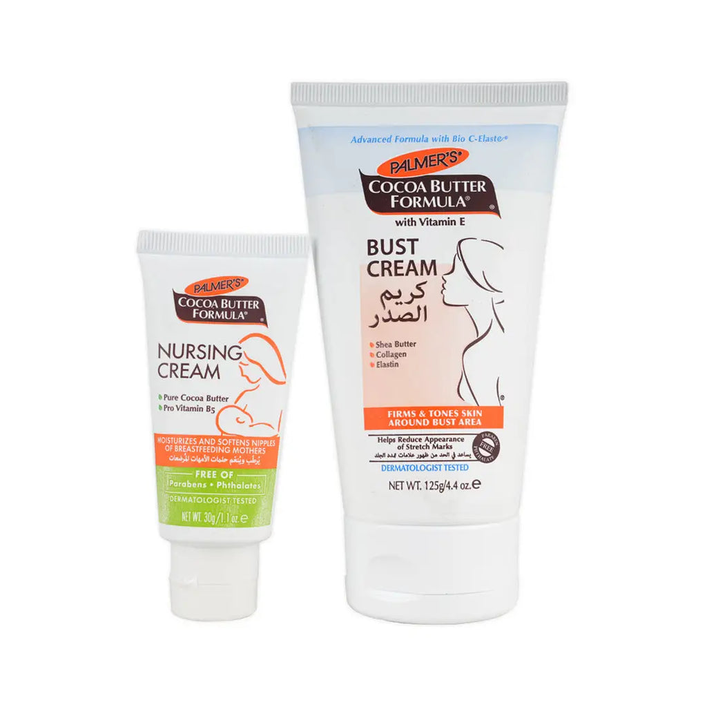 Palmers Bust Cream + Nursing Cream Set