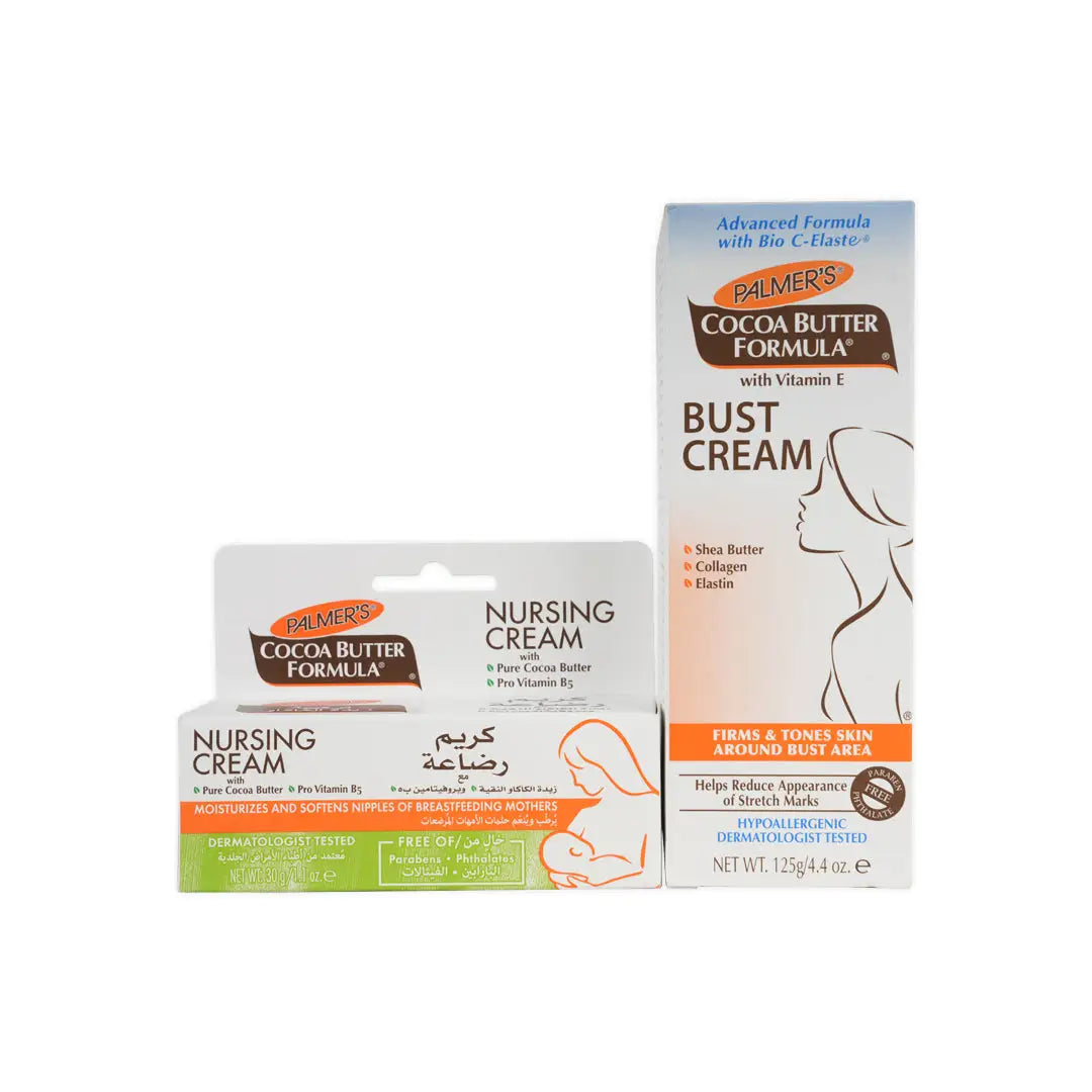 97386-Palmers Bust Cream + Nursing Cream Set +1