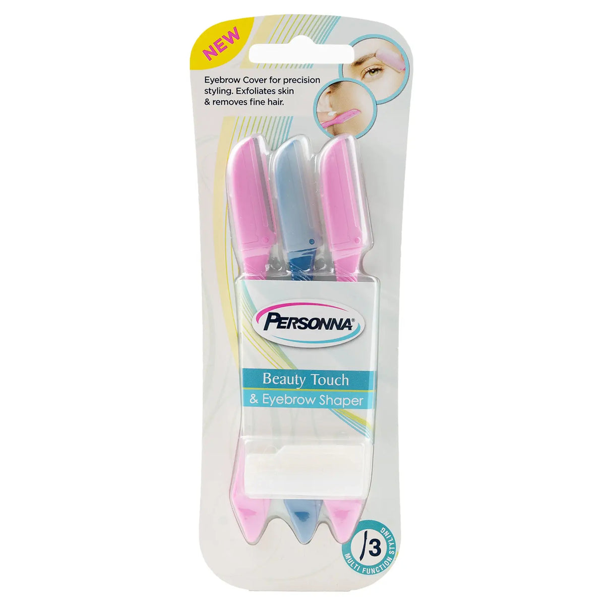 51628-Personna Beauty Touch Eyebrow Shaper 3pcs