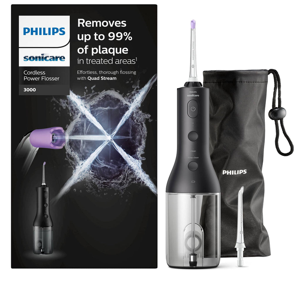 Philips Sonicare Cordless Flosser 3000 Black-HX3826/33