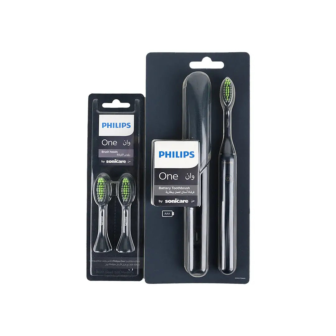 97130-Philips Sonicare + Brush Heads Knigth Blue Set