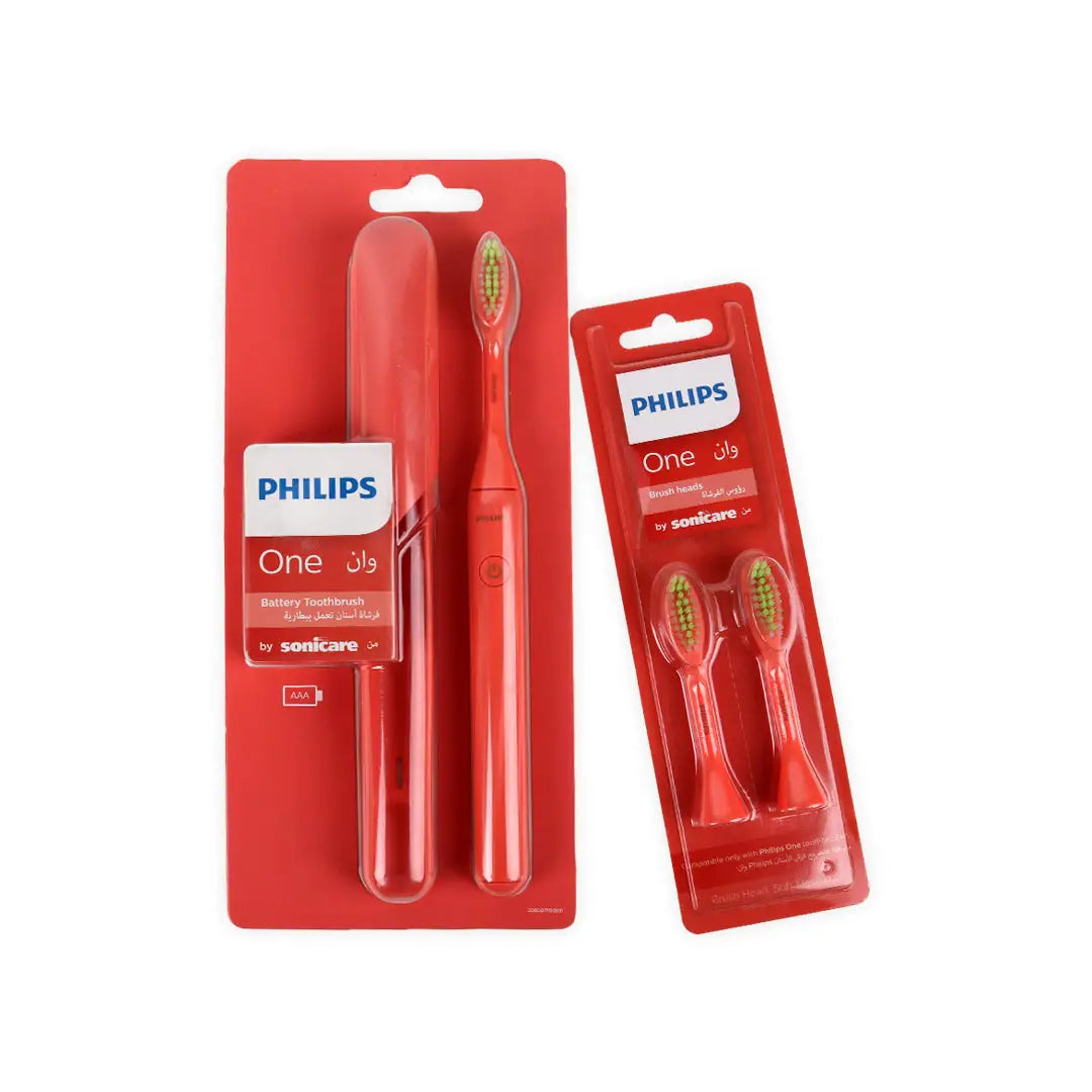 97131-Philips Sonicare + Brush Heads Miami Coral Set