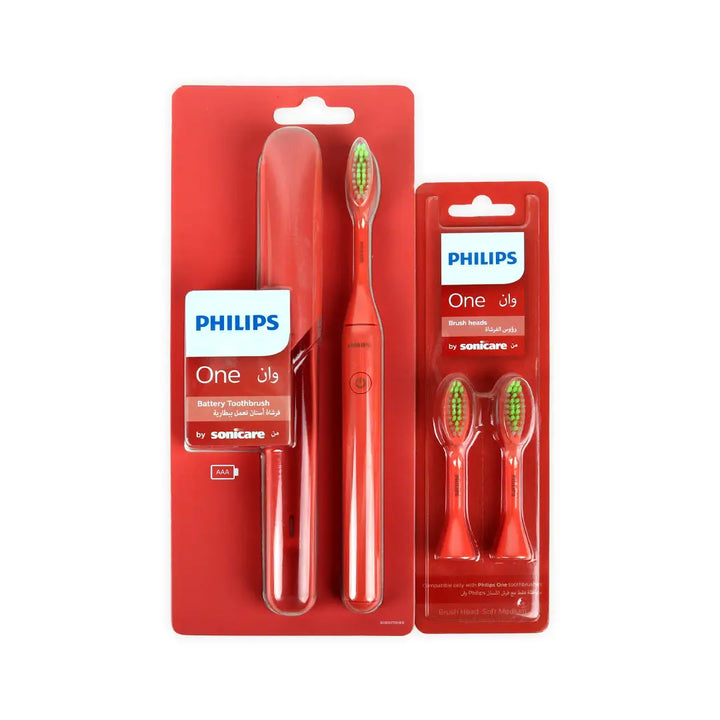 97131-Philips Sonicare + Brush Heads Miami Coral Set +1